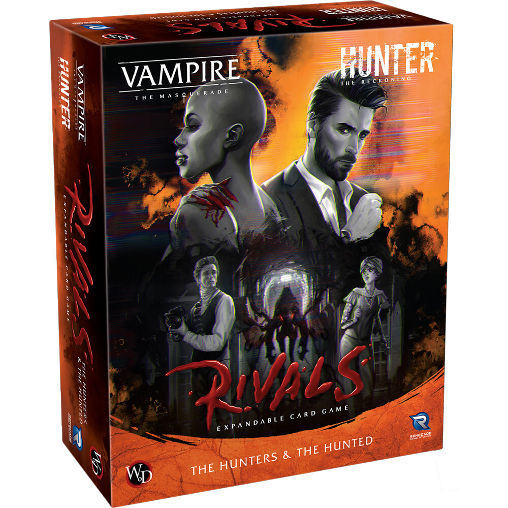 Настольная игра Renegade Game Studios Vampire The Masquerade: Rivals ECG - The Hunters & The Hunted Core Set 
Настольная игра Renegade Game Studios Vampire The Masquerade: Rivals ECG - The Hunters & The Hunted Core Set