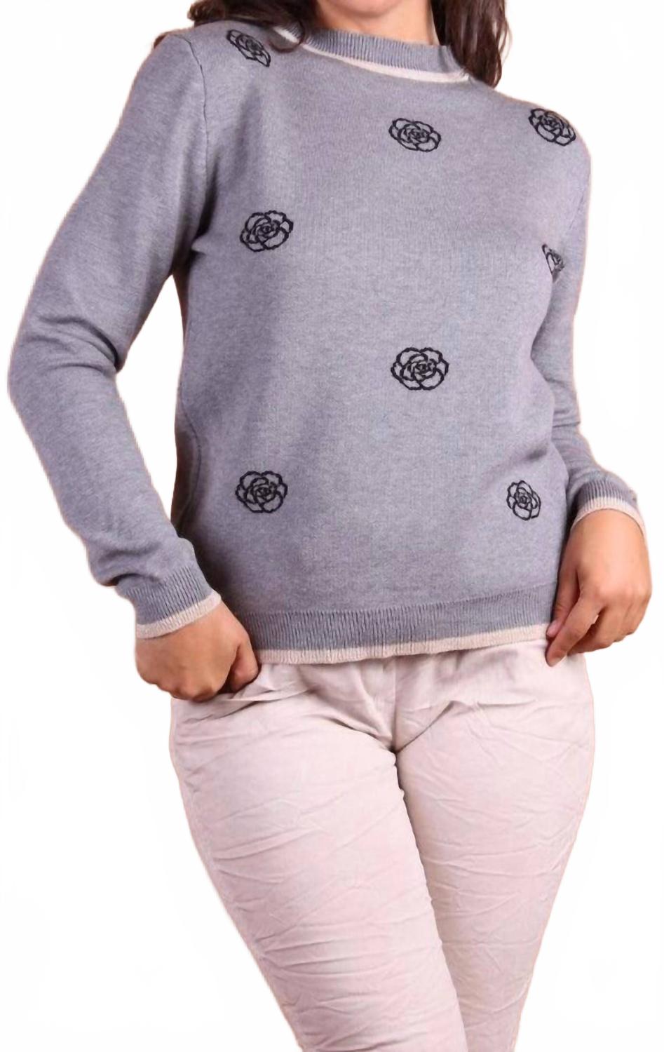 Роза Свитер с длинным рукавом в голубином сером GIGI MODA
Роза Свитер с длинным рукавом в голубином сером GIGI MODA