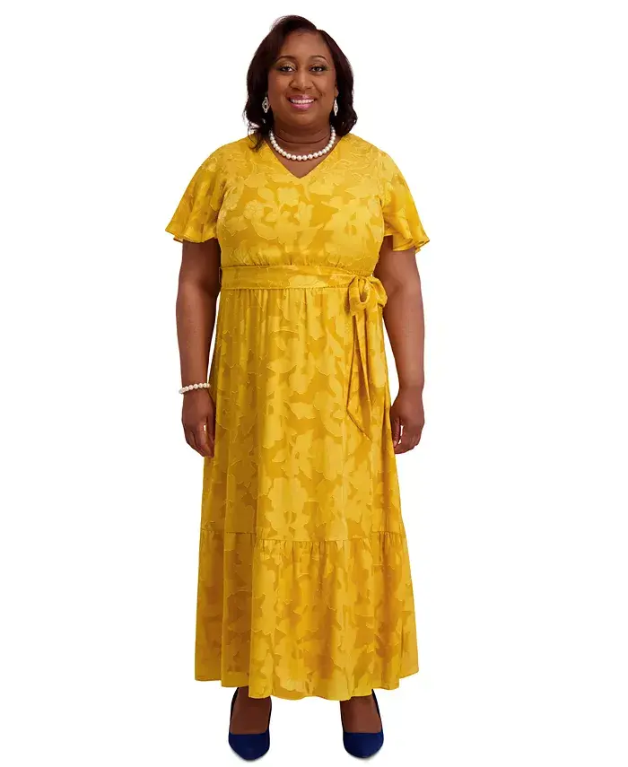 Платье с расклешенными рукавами и завышенной талией, Regular & Plus Kasper, золотой
Платье с расклешенными рукавами и завышенной талией, Regular & Plus Kasper, золотой