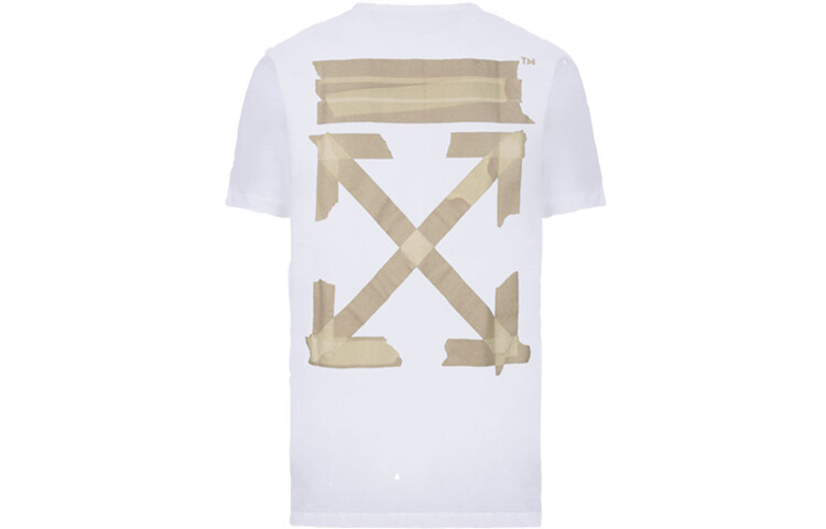 Футболка Slim Fit Tape Arrows белая/бежевая Off-White
Футболка Slim Fit Tape Arrows белая/бежевая Off-White