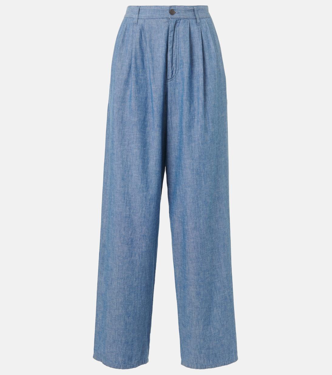 Широкие брюки Rufos из твила The Row, Light Indigo
Широкие брюки Rufos из твила The Row, Light Indigo