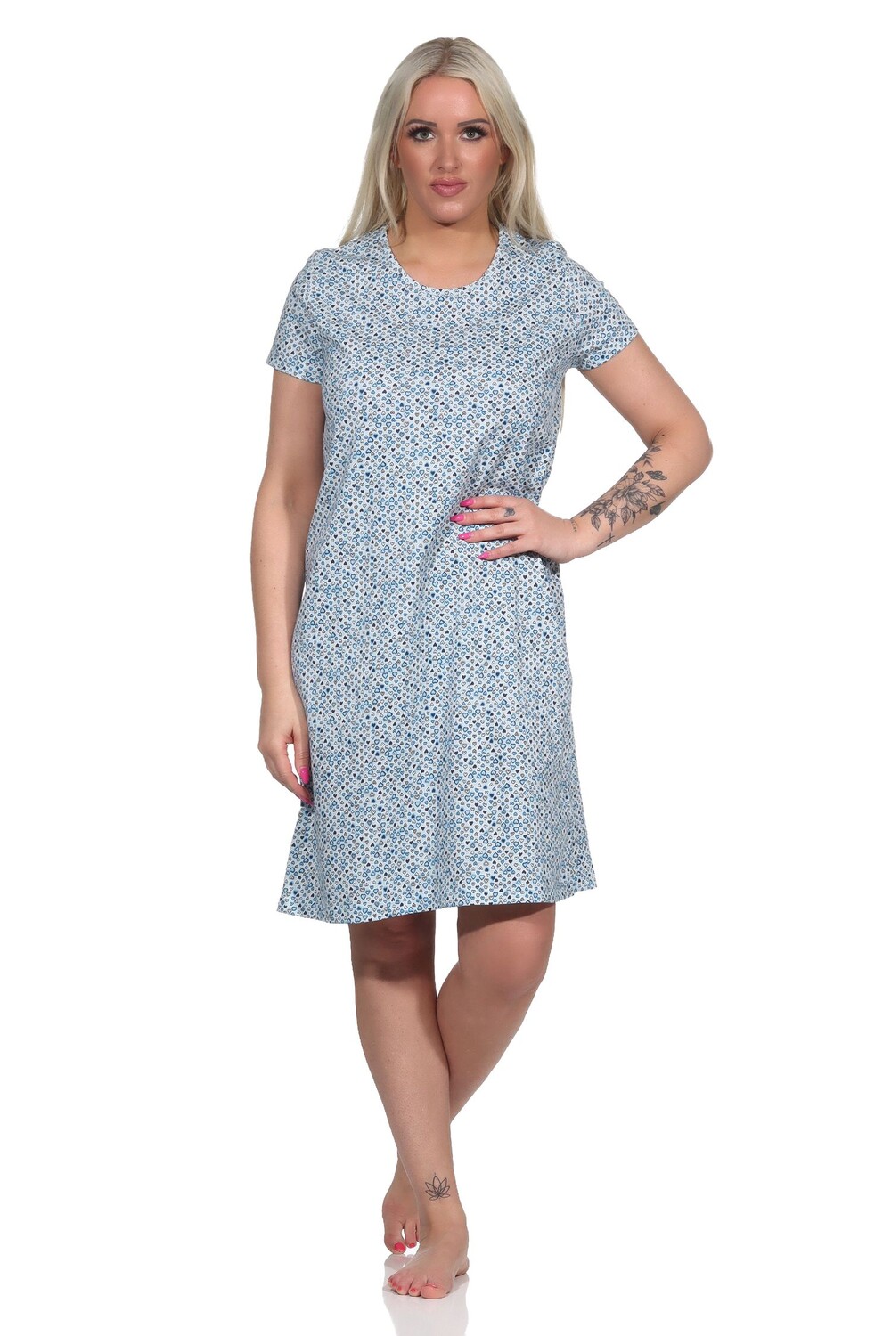 Ночная рубашка NORMANN Bigshirt, светло-синий
Ночная рубашка NORMANN Bigshirt, светло-синий