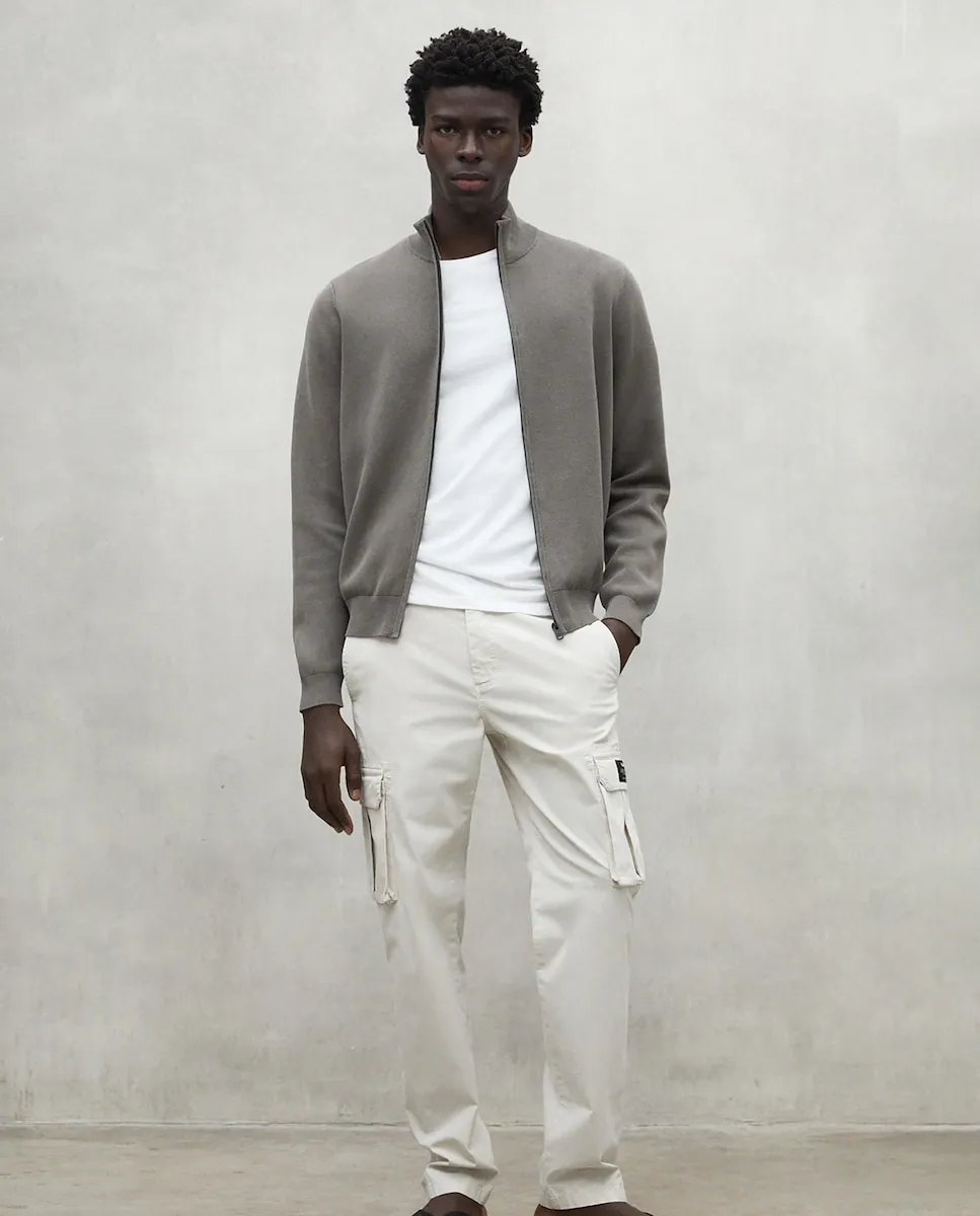 Мужские брюки-карго с застежкой на пуговицы и молнию Ecoalf, бежевый
Мужские брюки-карго с застежкой на пуговицы и молнию Ecoalf, бежевый