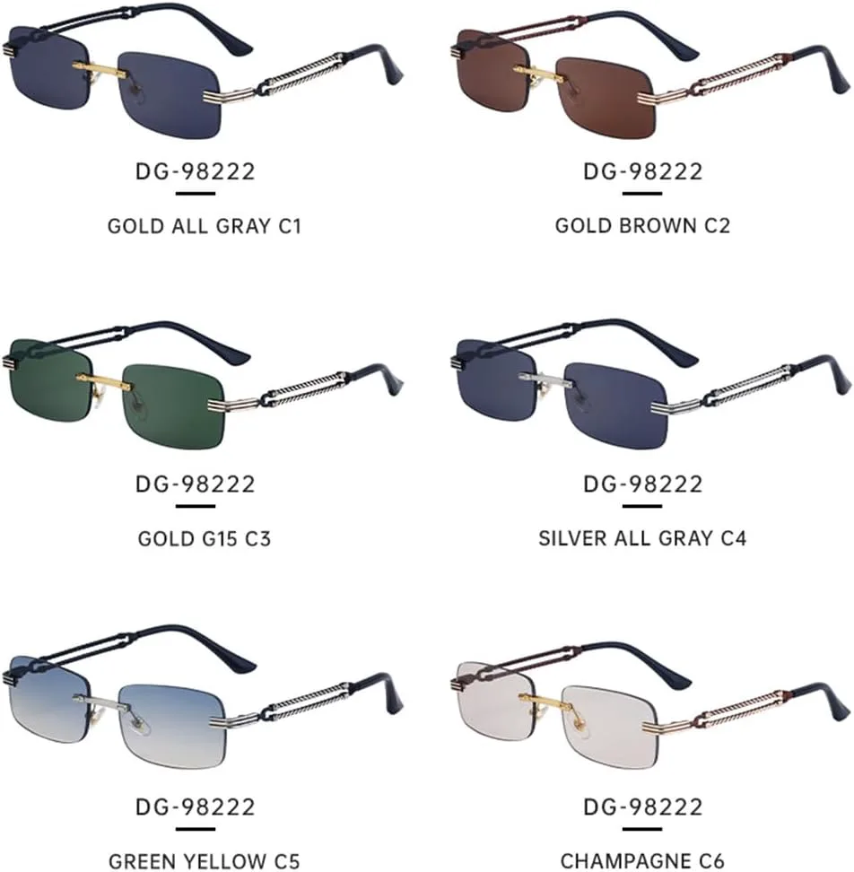 Маленькие прямоугольные солнцезащитные очки без оправы для мужчин, роскошные винтажные панк-очки, безрамочные солнцезащитные очки UV400 HVTVTLA, C6chanpagne
Маленькие прямоугольные солнцезащитные очки без оправы для мужчин, роскошные винтажные панк-очки, безрамочные солнцезащитные очки UV400 HVTVTLA, C6chanpagne