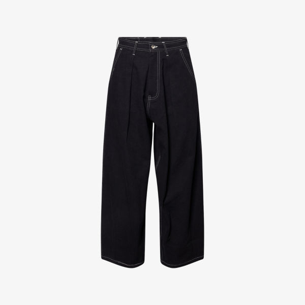 Джинсы широкие Story Mfg Lush с пышными складками, черный 
Джинсы широкие Story Mfg Lush с пышными складками, черный