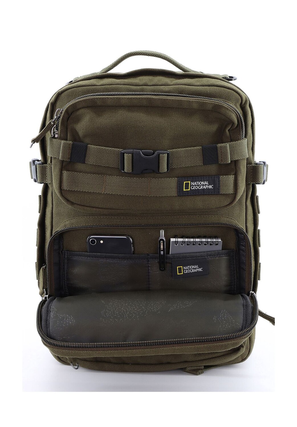 Рюкзак Milestone из переработанных ПЭТ-бутылок NATIONAL GEOGRAPHIC, хаки
Рюкзак Milestone из переработанных ПЭТ-бутылок NATIONAL GEOGRAPHIC, хаки