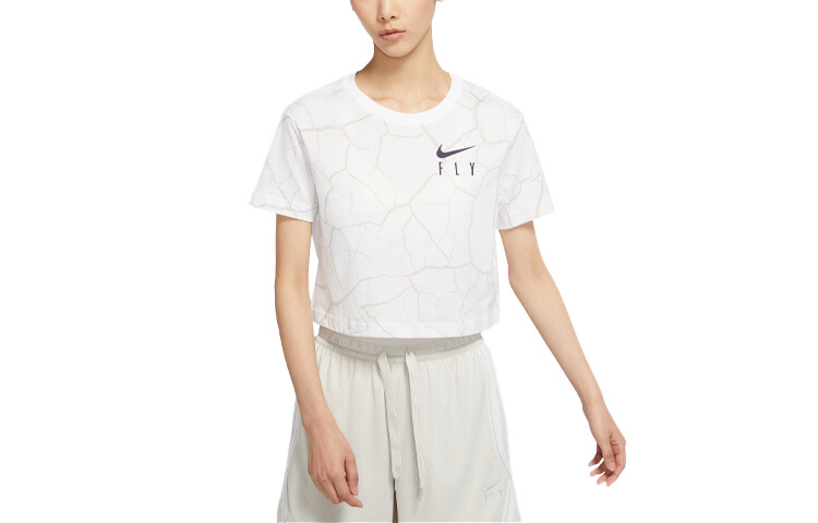 Укороченный топ женский белый Nike
Укороченный топ женский белый Nike