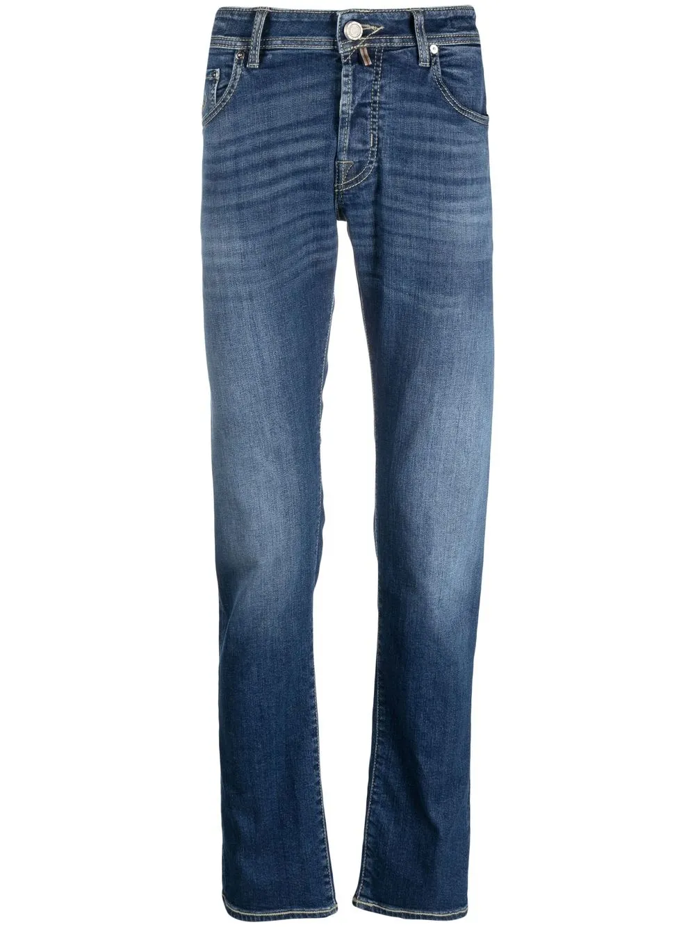 Прямые джинсы с эффектом потертости JACOB COHEN, синий
Прямые джинсы с эффектом потертости JACOB COHEN, синий