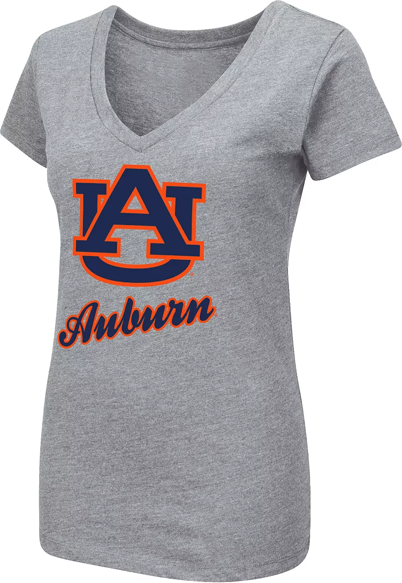 Женская серая футболка двойного цвета с v-образным вырезом Colosseum Auburn Tigers
Женская серая футболка двойного цвета с v-образным вырезом Colosseum Auburn Tigers