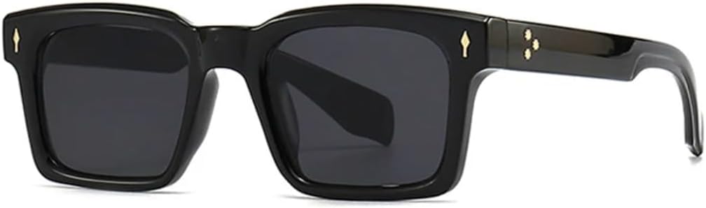 Солнцезащитные очки для мужчин и женщин - защита UV400 - градиентные темно-зеленые заклепки, маленькая оправа, для занятий спортом на открытом воздухе и вождения DSVIGF, Black Gray
Солнцезащитные очки для мужчин и женщин - защита UV400 - градиентные темно-зеленые заклепки, маленькая оправа, для занятий спортом на открытом воздухе и вождения DSVIGF, Black Gray