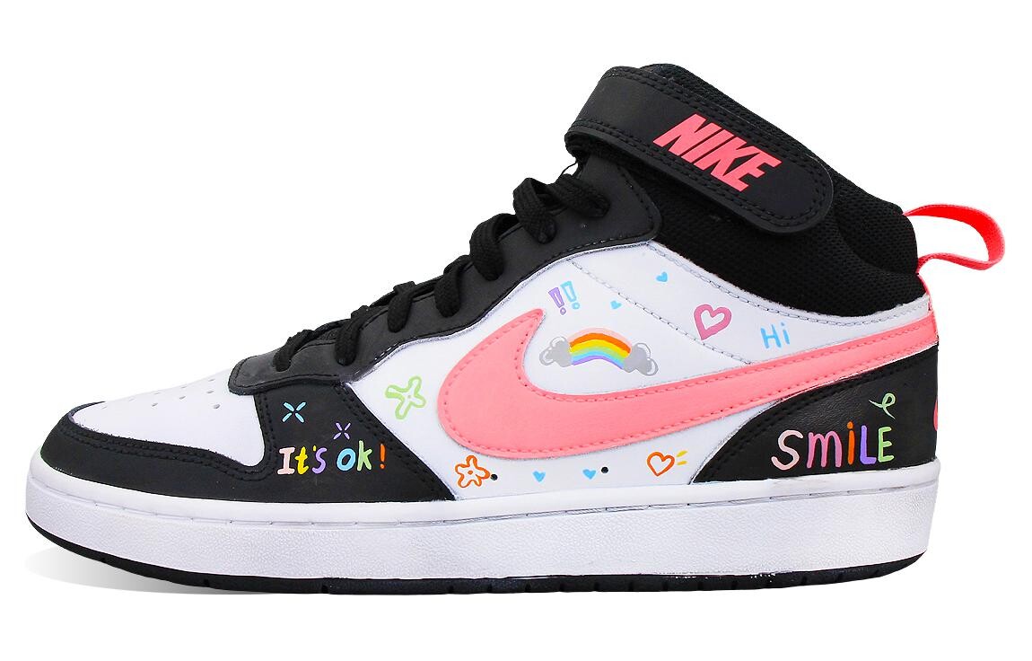 Кроссовки Nike Court Borough Skateboarding Shoes Women's Mid-top Black/pink, черный
Кроссовки Nike Court Borough Skateboarding Shoes Women's Mid-top Black/pink, черный