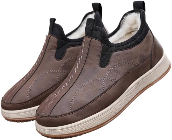 Мужские зимние ботинки-сноубутсы с меховой подкладкой, теплые укороченные сапоги на выход, удобная обувь для прогулок, мужские лоферы и слипоны Hchctry, хаки
Мужские зимние ботинки-сноубутсы с меховой подкладкой, теплые укороченные сапоги на выход, удобная обувь для прогулок, мужские лоферы и слипоны Hchctry, хаки