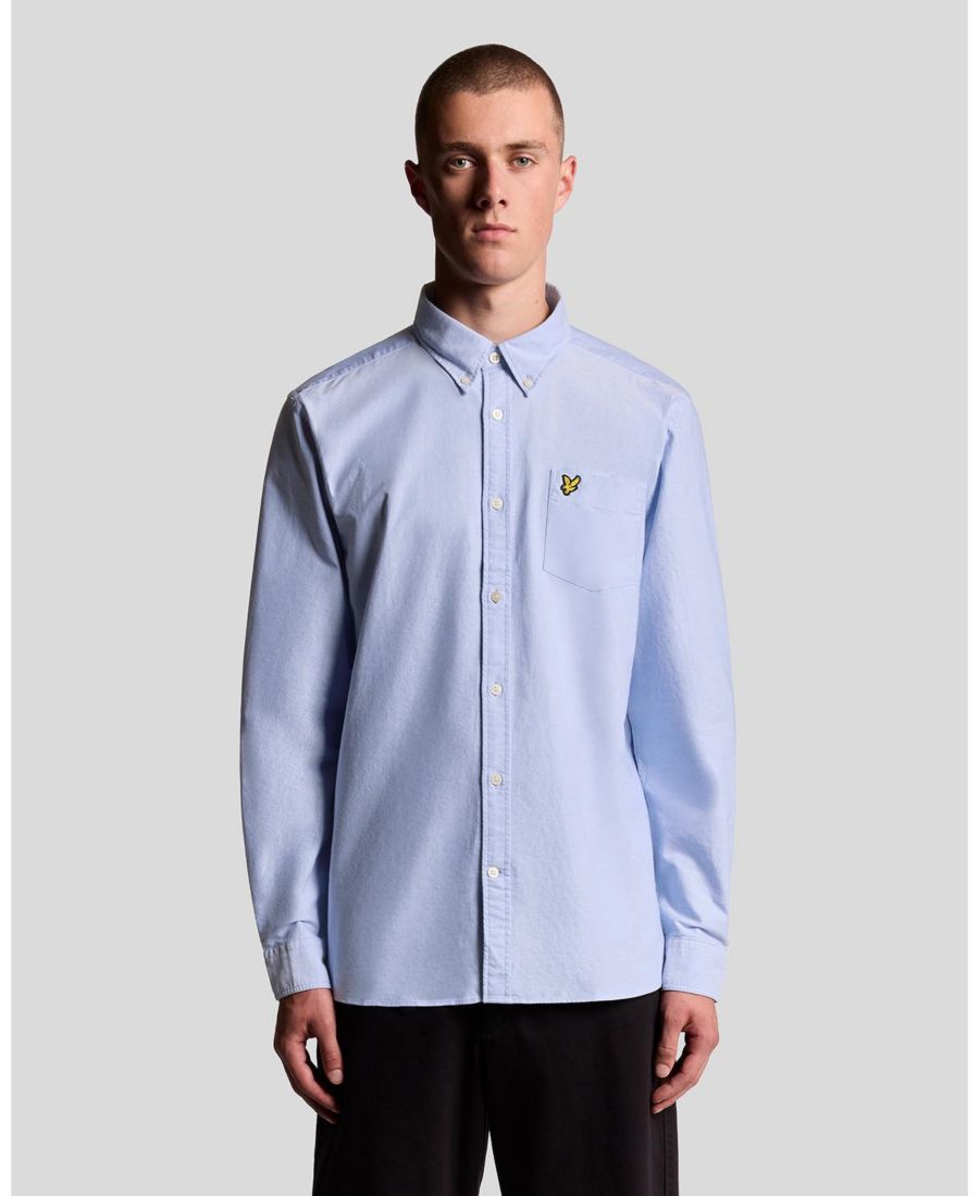 Мужская однотонная рубашка Оксфорд Lyle & Scott, Riviera
Мужская однотонная рубашка Оксфорд Lyle & Scott, Riviera