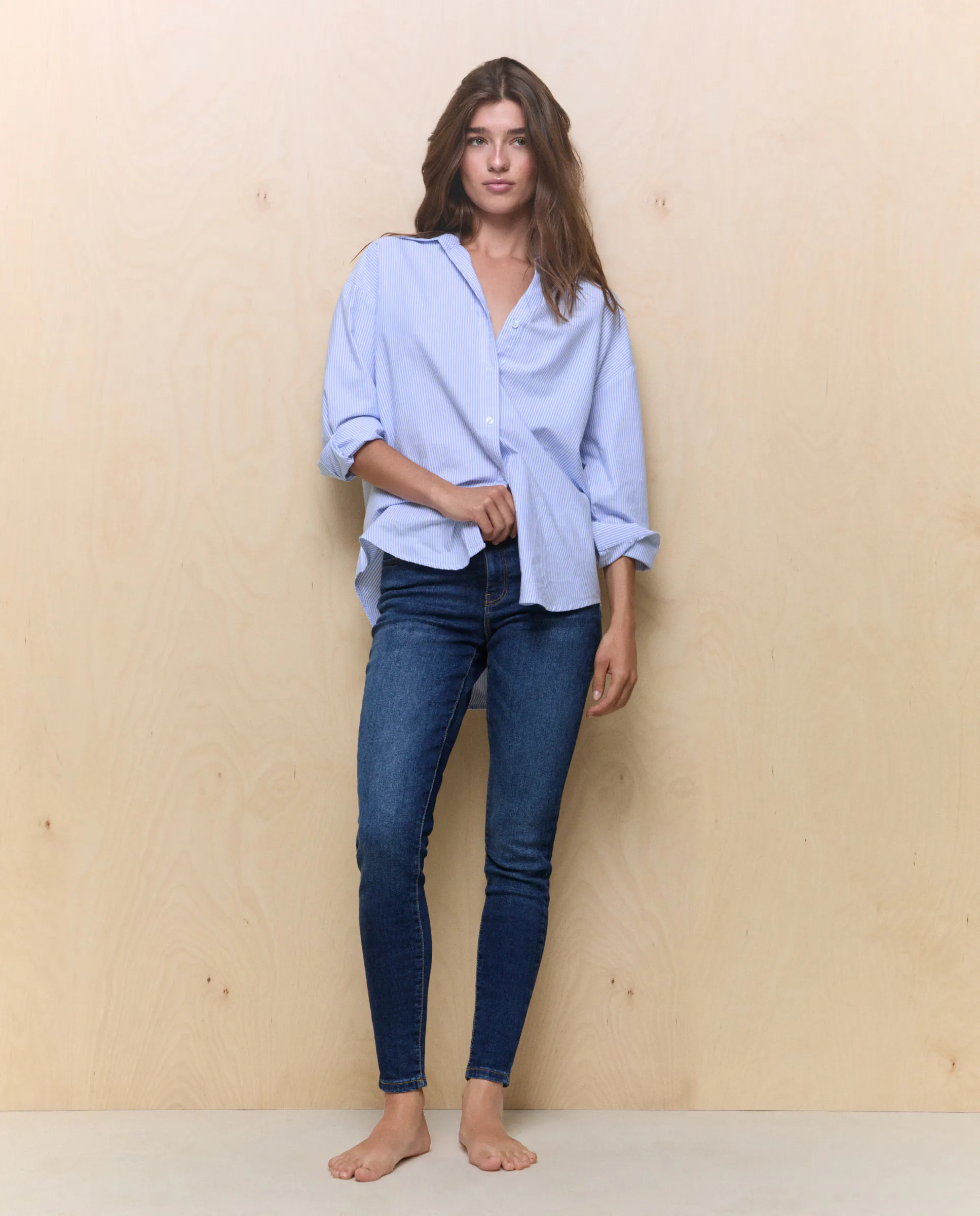 Женские узкие джинсы Easy Wear, темно-синий
Женские узкие джинсы Easy Wear, темно-синий