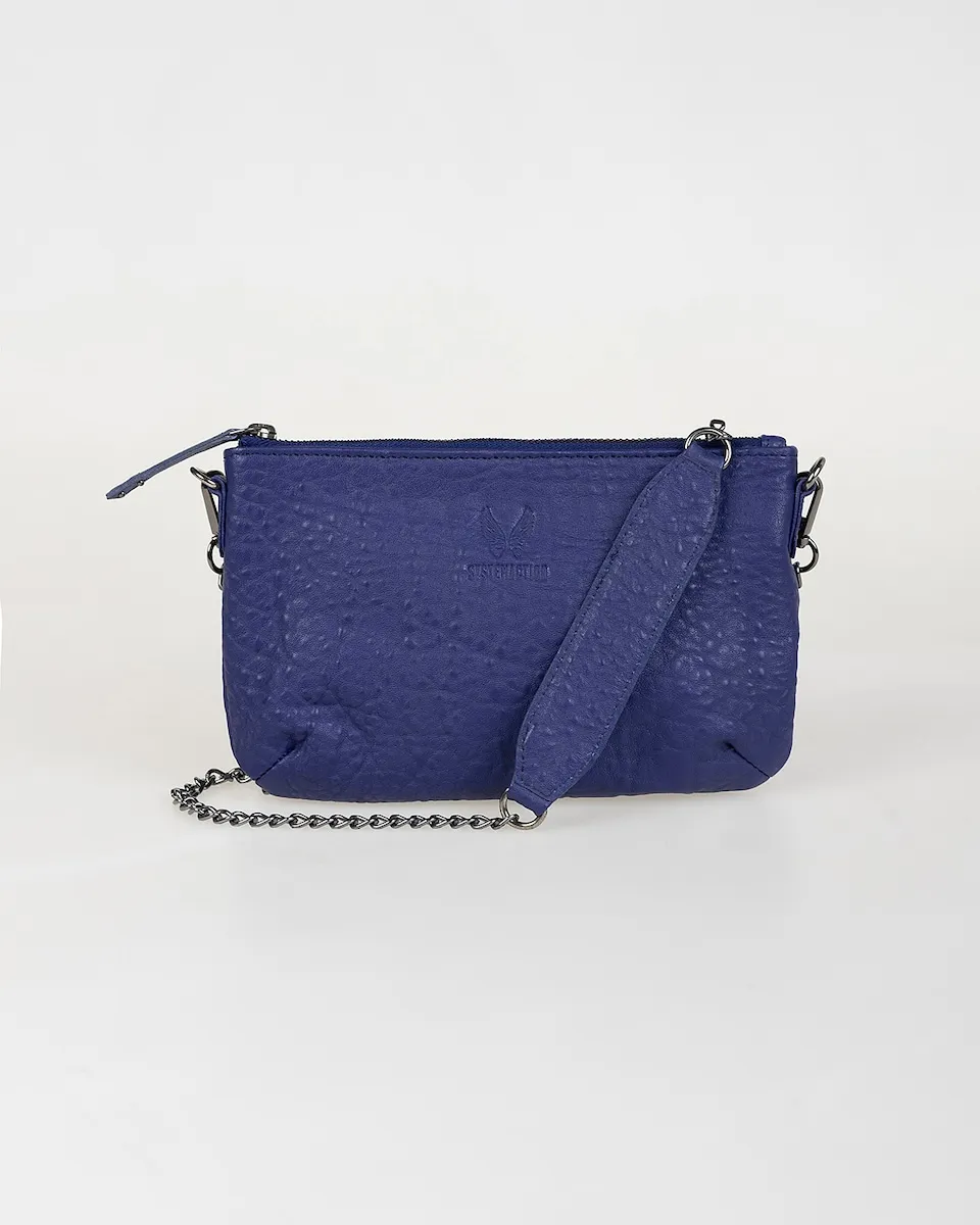 Маленькая кожаная сумка со съемной цепочкой System Action, синий
Маленькая кожаная сумка со съемной цепочкой System Action, синий