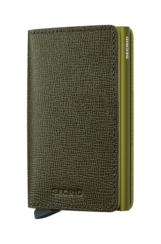 Кожаный кошелек Secrid, зеленый 
Кожаный кошелек Secrid, зеленый