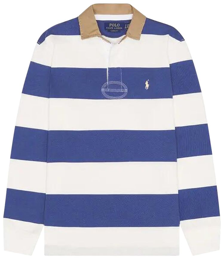 Рубашка для регби с длинными рукавами и воротником из трикотажа Polo Ralph Lauren, синий
Рубашка для регби с длинными рукавами и воротником из трикотажа Polo Ralph Lauren, синий