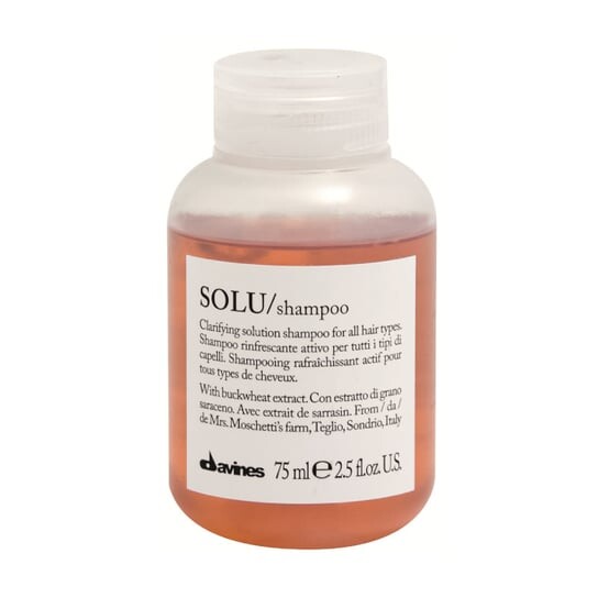 Освежающий и глубоко очищающий шампунь 75мл Davines Solu
Освежающий и глубоко очищающий шампунь 75мл Davines Solu