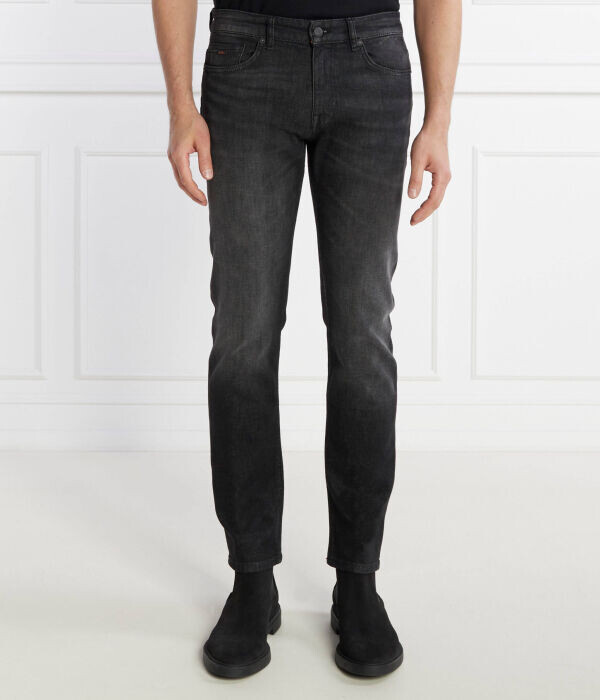 Джинсы мужские Boss Orange облегающего кроя с эффектом потертости, черный
Джинсы мужские Boss Orange облегающего кроя с эффектом потертости, черный