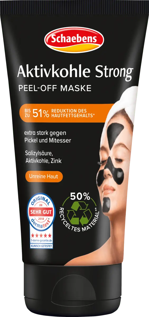 Маска для лица отшелушивающая с активированным углем Strong 75мл Schaebens
Маска для лица отшелушивающая с активированным углем Strong 75мл Schaebens