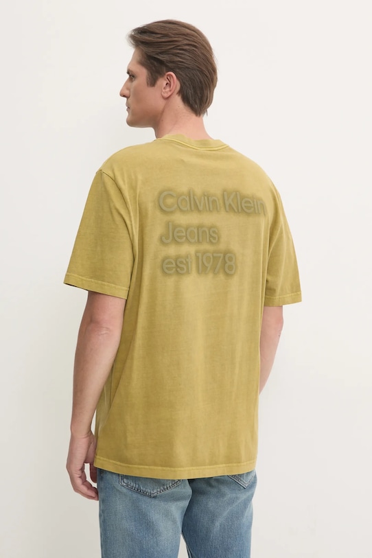 Хлопковая футболка Calvin Klein Jeans, зеленый
Хлопковая футболка Calvin Klein Jeans, зеленый