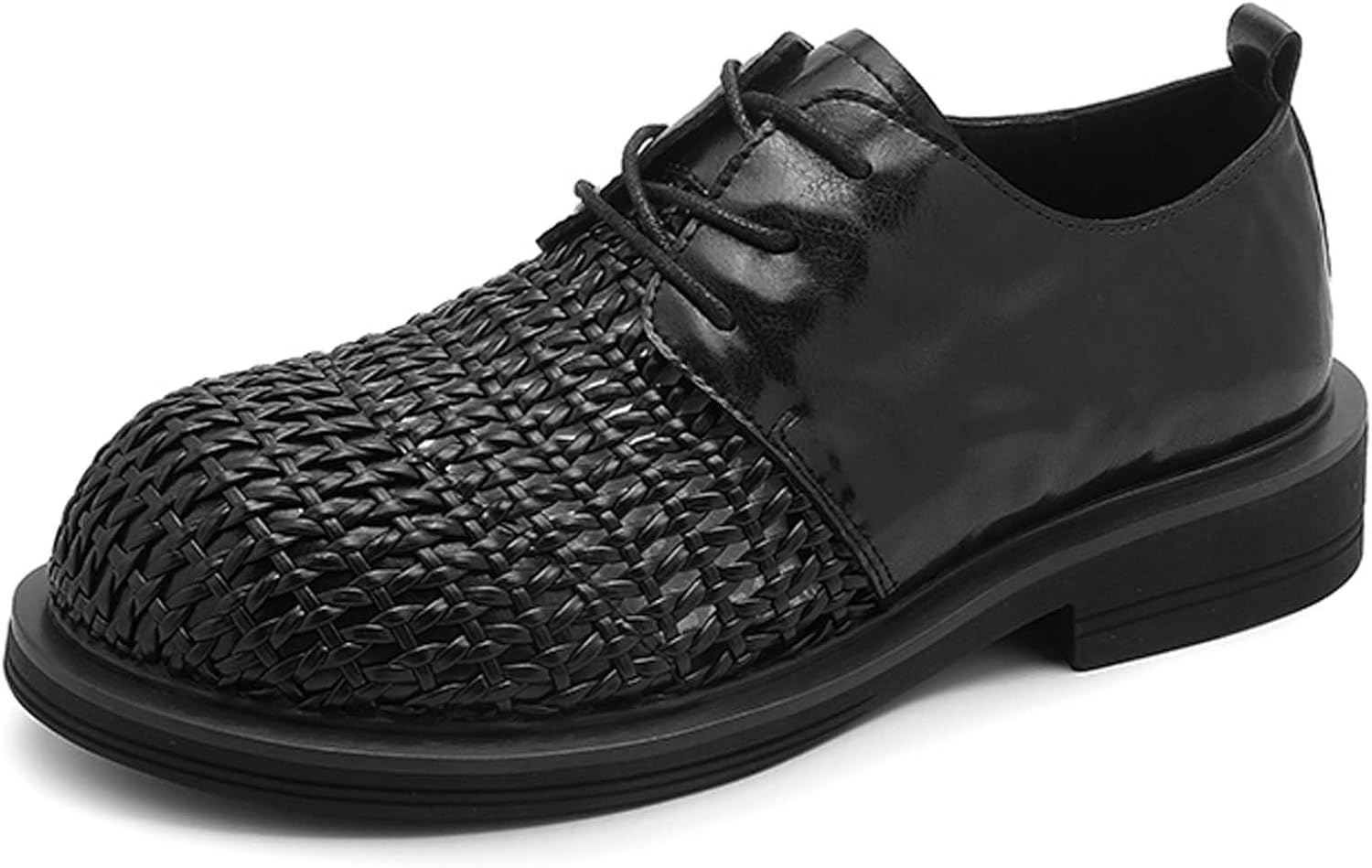 Мужские кожаные оксфорды Летняя мода Ретро бизнес-кэжуал Формальные офисные туфли Ручное плетение, воздухопроницаемый, комфортный дизайн с вырезами Generic, черный
Мужские кожаные оксфорды Летняя мода Ретро бизнес-кэжуал Формальные офисные туфли Ручное плетение, воздухопроницаемый, комфортный дизайн с вырезами Generic, черный