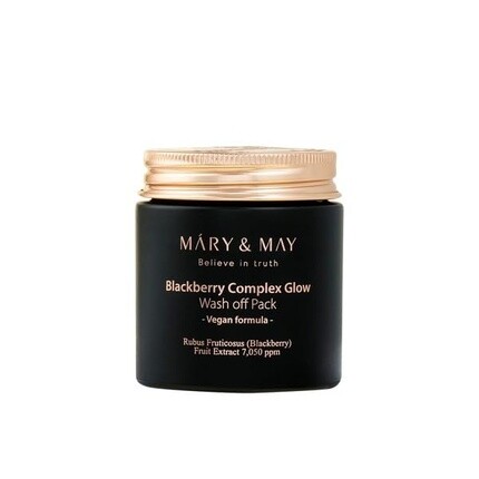 Mary & May Vegan Blackberry Complex Glow Смываемая маска 125 г - Уход от черных точек Очистка пор Контроль кожного сала Кремовая увлажняющая глина Корейский уход за лицом Mary&May 
Mary & May Vegan Blackberry Complex Glow Смываемая маска 125 г - Уход от черных точек Очистка пор Контроль кожного сала Кремовая увлажняющая глина Корейский уход за лицом Mary&May