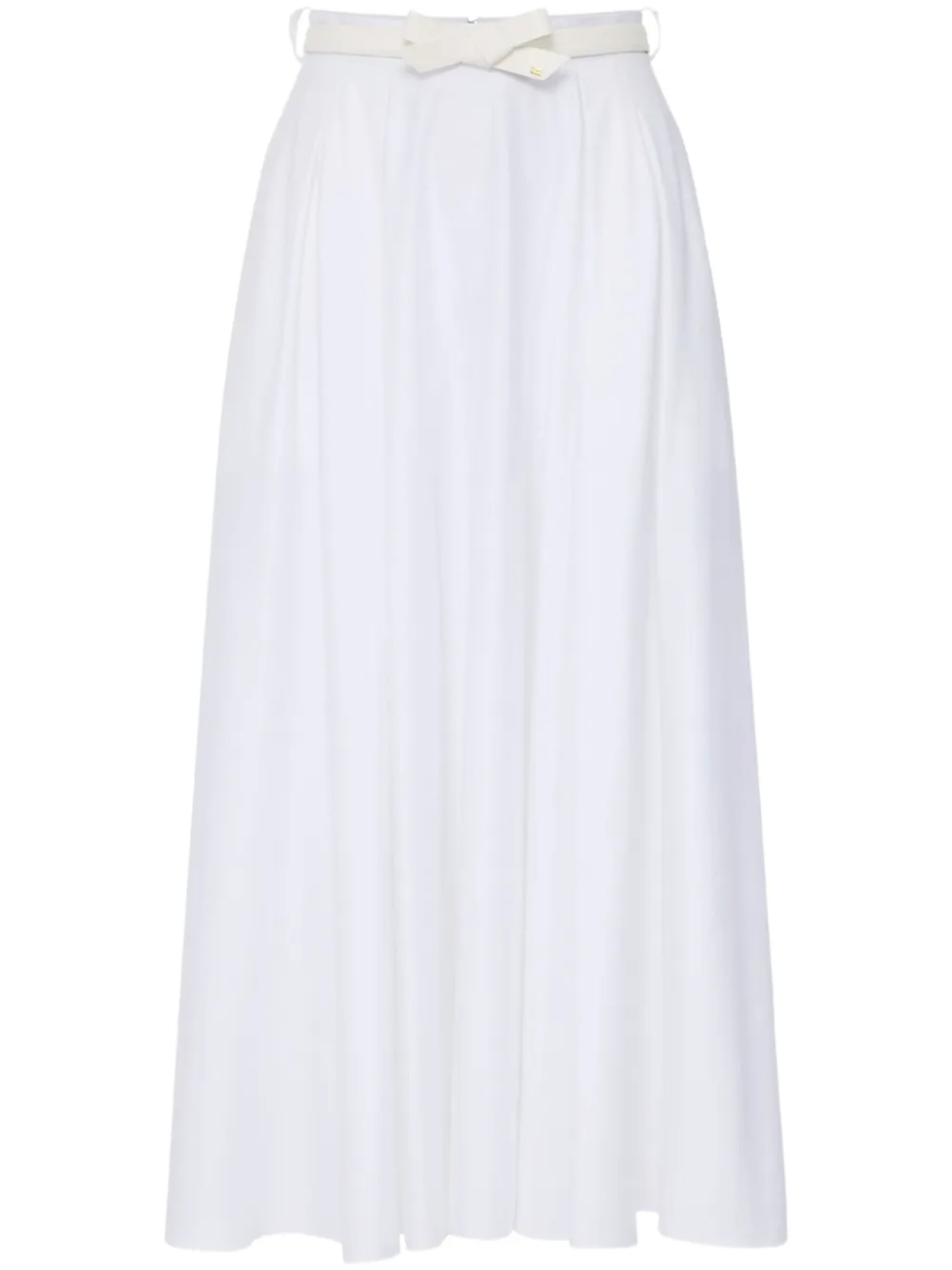 Атласная юбка Elisabetta Franchi с поясом, белый
Атласная юбка Elisabetta Franchi с поясом, белый