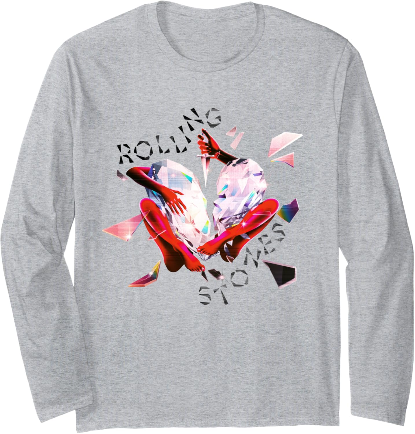 Официальная эксклюзивная футболка с длинными рукавами Rolling Stones Prism Heart, серая The Rolling Stones
Официальная эксклюзивная футболка с длинными рукавами Rolling Stones Prism Heart, серая The Rolling Stones