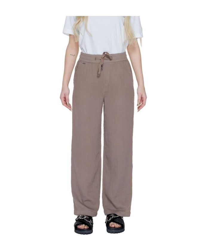 Коричневые хлопковые брюки-палаццо Street One, коричневый
Коричневые хлопковые брюки-палаццо Street One, коричневый