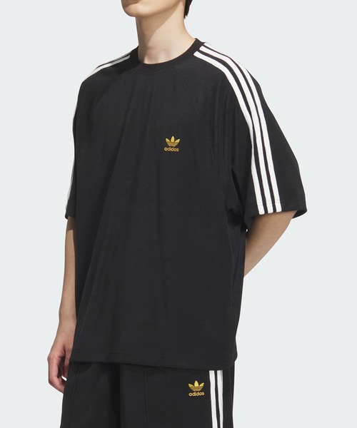 Футболка с коротким рукавом, махровая ткань Adidas Originals, черный
Футболка с коротким рукавом, махровая ткань Adidas Originals, черный
