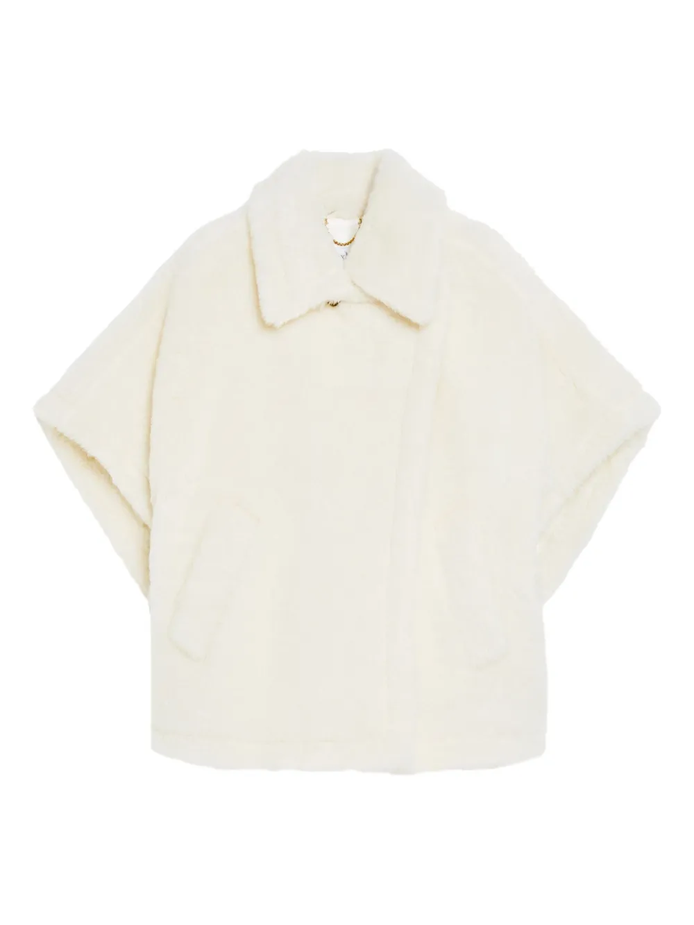 Накидка с короткими рукавами и воротником MAX MARA, белый
Накидка с короткими рукавами и воротником MAX MARA, белый