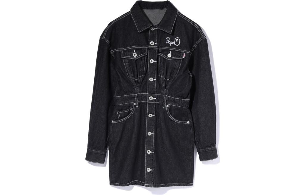 Джинсовая куртка женская черный A Bathing Ape
Джинсовая куртка женская черный A Bathing Ape