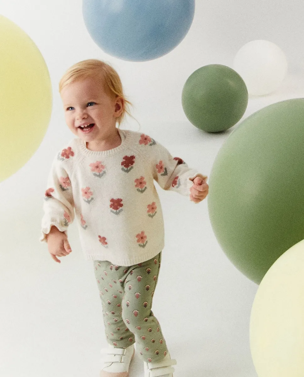 Джемпер с интарсией в виде цветов Sfera
Джемпер с интарсией в виде цветов Sfera