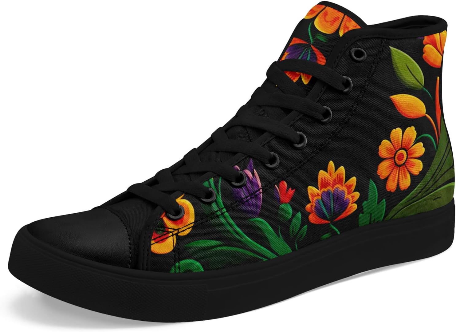 Яркие женские высокие кеды с цветочным принтом на холсте Awsole, черный/зеленый/оранжевый/фиолетовый
Яркие женские высокие кеды с цветочным принтом на холсте Awsole, черный/зеленый/оранжевый/фиолетовый