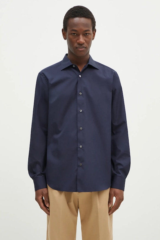 Хлопковая рубашка Paul Smith, темно-синий
Хлопковая рубашка Paul Smith, темно-синий
