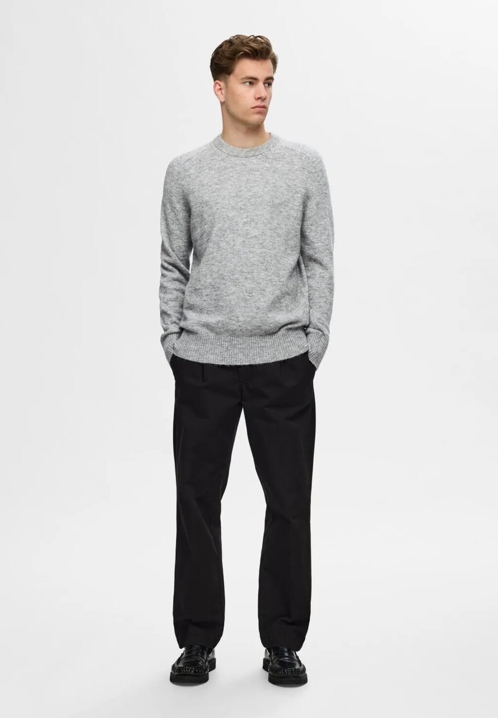 Джемпер CUELLO REDONDO Selected Homme, светло-серый
Джемпер CUELLO REDONDO Selected Homme, светло-серый