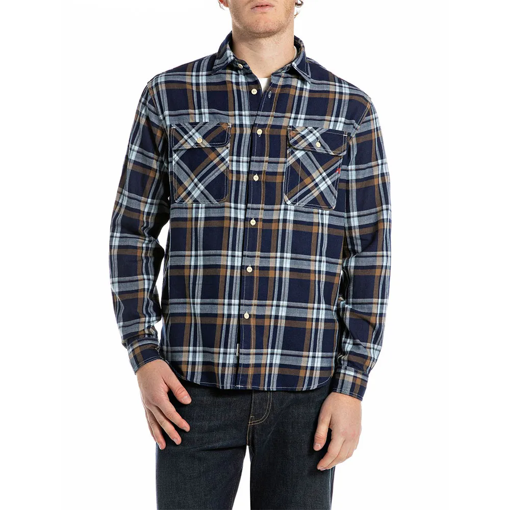 Рубашка Replay M4147.000.52820, синий
Рубашка Replay M4147.000.52820, синий