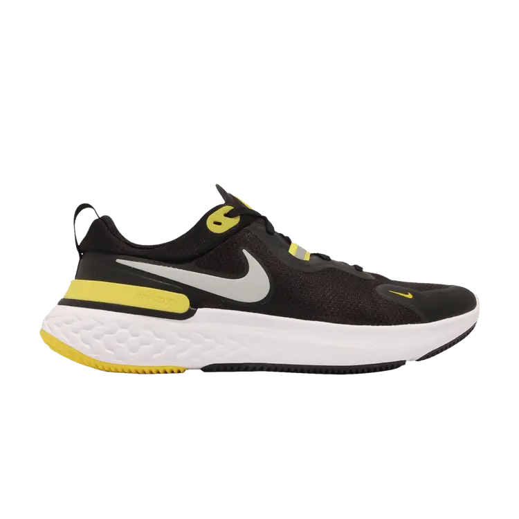 Кроссовки React Miler 'Black Opti Yellow', черный
Кроссовки React Miler 'Black Opti Yellow', черный
