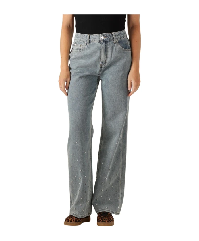 Джинсовые брюки с декором для женщин Alix The Label, синий
Джинсовые брюки с декором для женщин Alix The Label, синий