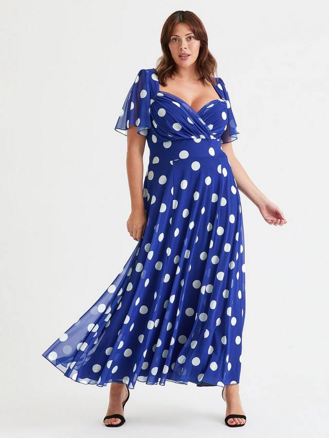Макси-платье с сетчатым лифом kemi spot с запахом Scarlett & Jo, цвет Royal Blue/Multi
Макси-платье с сетчатым лифом kemi spot с запахом Scarlett & Jo, цвет Royal Blue/Multi