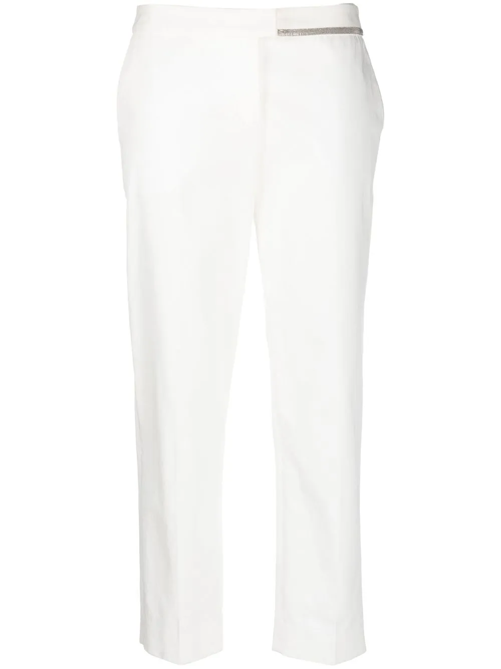 Зауженные брюки Fabiana Filippi, белый 
Зауженные брюки Fabiana Filippi, белый
