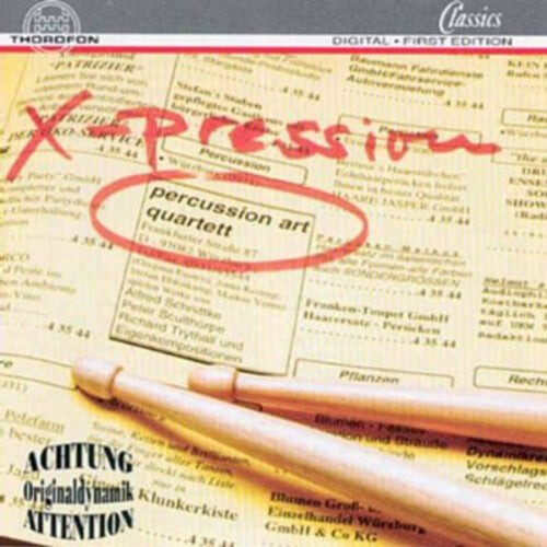 CD диск Percussion Art Quartet / Various: Percussion Art Quartet / Various
CD диск Percussion Art Quartet / Various: Percussion Art Quartet / Various