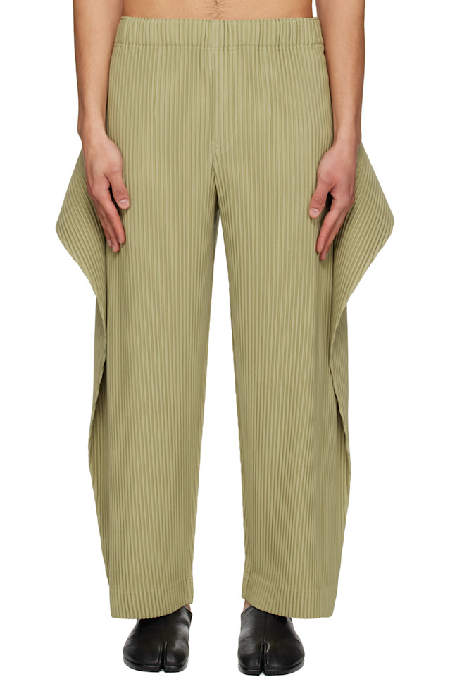 Homme Plissé Issey Miyake Бежевые брюки с отворотом и подворотом
Homme Plissé Issey Miyake Бежевые брюки с отворотом и подворотом