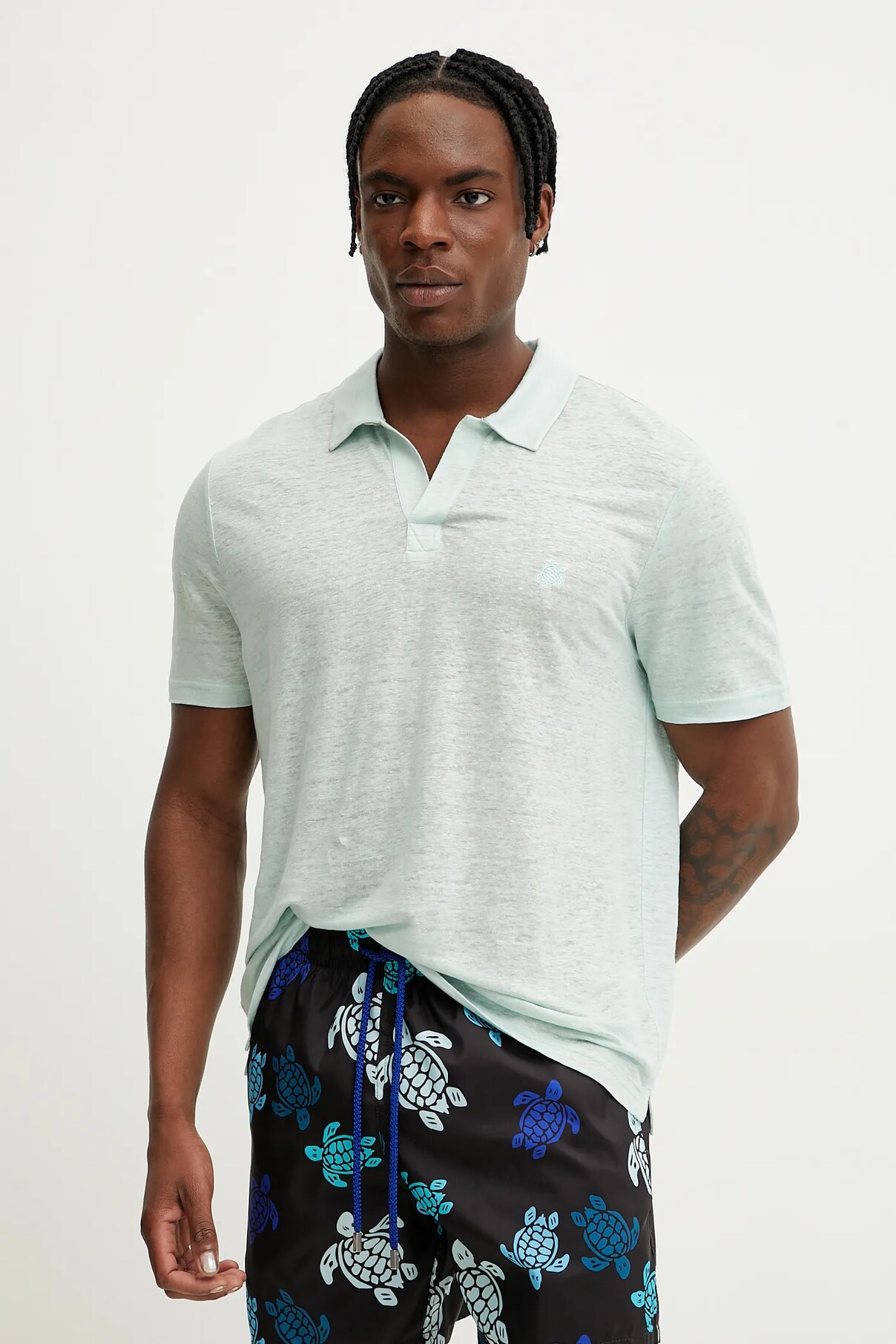 Льняная рубашка-поло PYRAMID Vilebrequin, зеленый
Льняная рубашка-поло PYRAMID Vilebrequin, зеленый