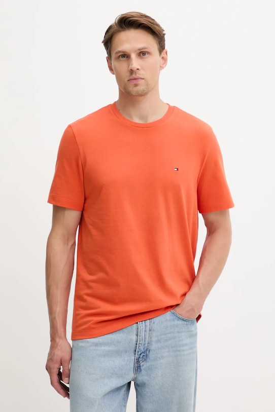 Хлопковая футболка Tommy Hilfiger, оранжевый
Хлопковая футболка Tommy Hilfiger, оранжевый