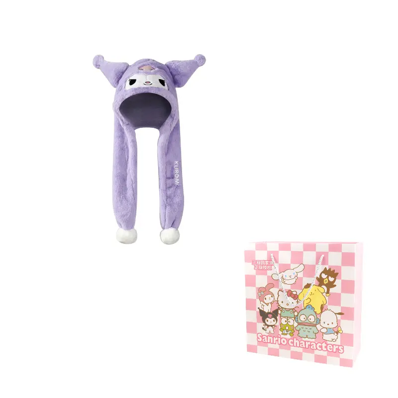 Унисекс полиэстеровая толстовка с капюшоном и плюшевая шапка Sanrio
Унисекс полиэстеровая толстовка с капюшоном и плюшевая шапка Sanrio