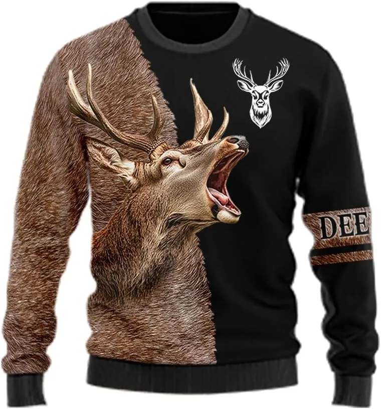 Свитер с дикими животными Roar для мужчин и женщин, праздничный свитер PA68 HANZSPROUT
Свитер с дикими животными Roar для мужчин и женщин, праздничный свитер PA68 HANZSPROUT