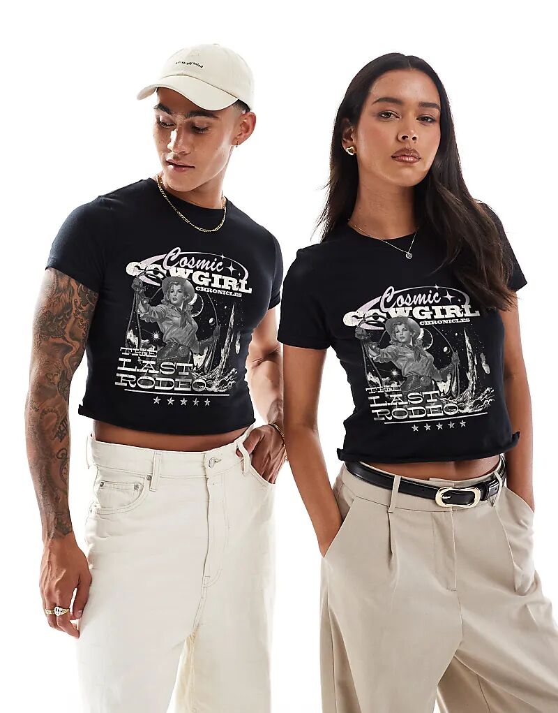 Футболка с принтом «Cosmic cowgirl» черного цвета PRNT
Футболка с принтом «Cosmic cowgirl» черного цвета PRNT
