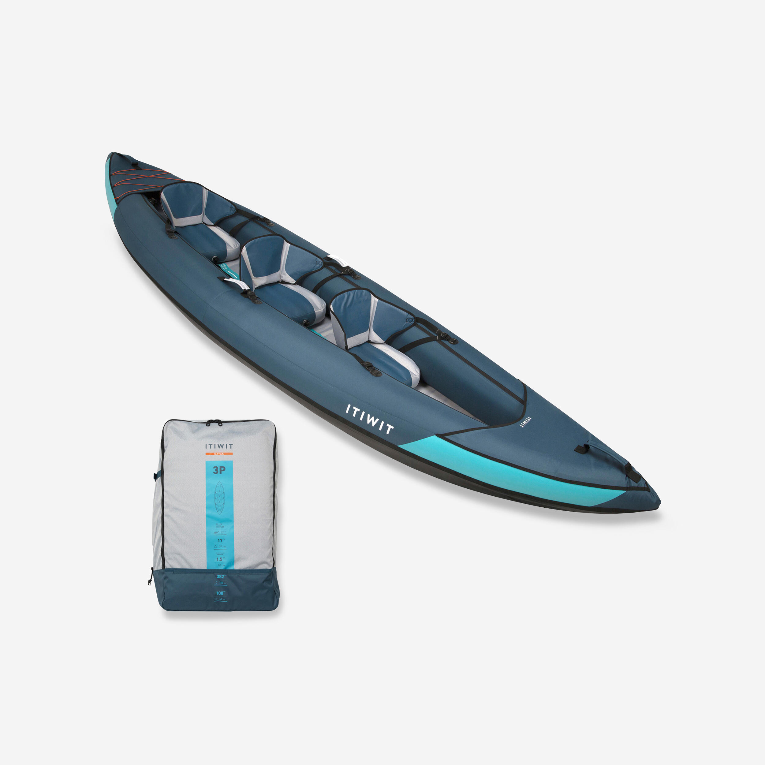 Надувная байдарка на 2-3 человека ITIWIT
Надувная байдарка на 2-3 человека ITIWIT